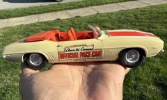 VTG 1969 Chevrolet Camaro SS Indianapolis 500 Pace Car Dealer Promo Model Toy