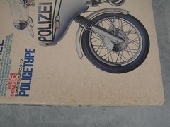 TAMIYA BMW R75 POLICE TYPE Motorcycle 1/6 Scale Model