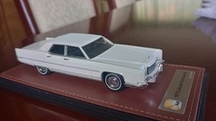VERY RARE 1/43 GLM Stamp 1973 Lincoln Continental Town Car White w/Vinyl Top