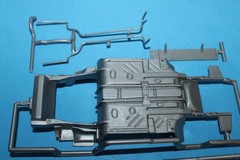 PONTIAC FIERO model kit CHASSIS SUSPENSION PARTS 1/25scale MPC #6309 80s vintage