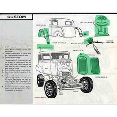 AMT 1932 Ford Victoria 1/25 Trophy Series Open Incomplete Model Kit