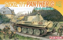 DRAGON 7206 1/72 Scale German Sd.Kfz.171 Panther G Late Version Model Kit