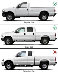 2Pcs Roof Corner Cab Covers Molding Trim Upgraded Sealed Fit for Ford F-250 F-35