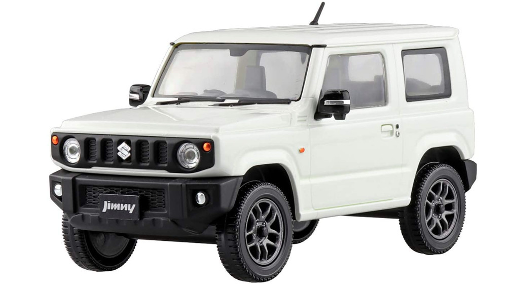 Aoshima1/32 The Snap Kit Series Suzuki Jimny Pure White Pearl Color-coded Plasti