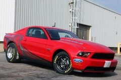 Slixx 7183 Mustang CJ silver/gray Drag decal