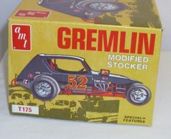 AMT GREMLIN MODIFIED STOCKER RACE CAR MODEL KIT 1:25 T175