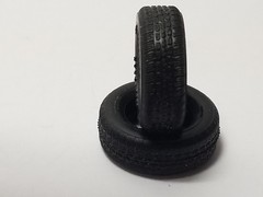 GOODYEAR EAGLE ST SKINNY FRONT TIRES from 41 Willys Coupe Revell 1:25 Model Kit