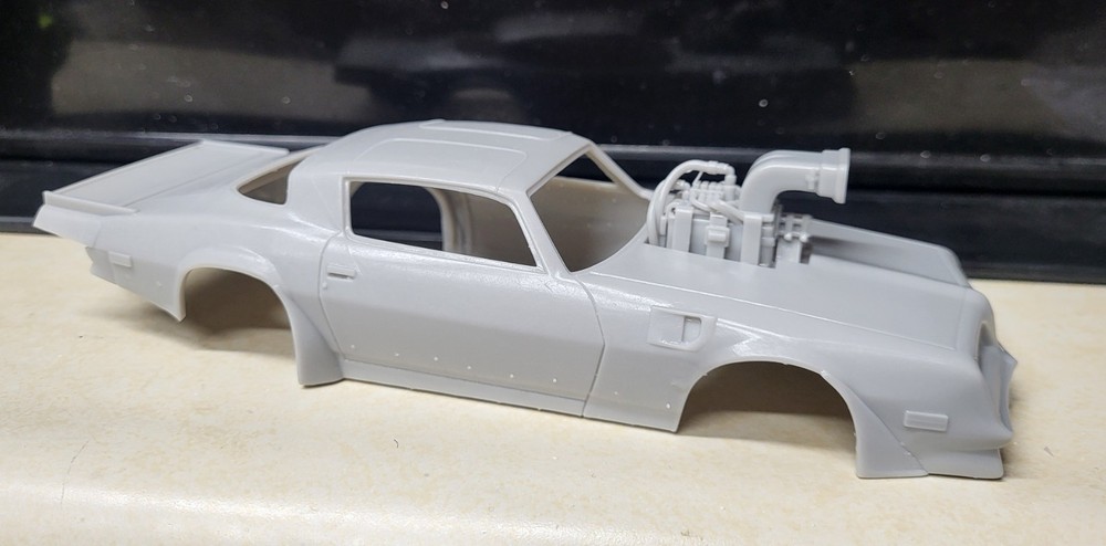 1/24 scale resin 3d printed Outlaw 1977 Trans Am Blown drag body model slot car