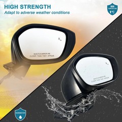 Right Passenger Mirror 2022-2025 Honda Civic 7-Pin Crystal Black 2026
