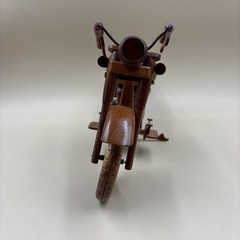 Handmade FX-Style Cruiser Motorcycle Wood Model, Bike Decor