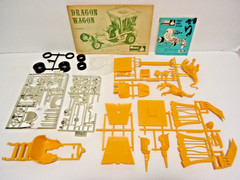 DRAGON WAGON TOM DANIEL SHOW ROD MODEL KIT MONOGRAM VINTAGE 1969 RARE
