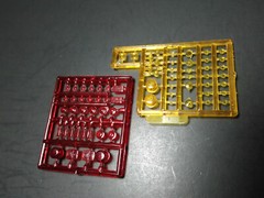 AMT Ford C-600 1/25 COE red amber yellow marker lamp beacon model delivery truck