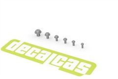 Decalcas Detail-Up Slotted Cheese Head Screw & Washer Various Sizes # DCL-PAR127