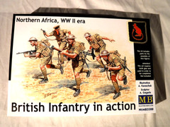 1/35 Master Box 5 Desert Rats British Infantry N. Africa WWII # 3580