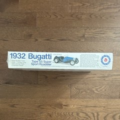 Entex 1932 Bugatti Type 55 Super Sport Roadster 1:20 Unassembled Model Kit 9309