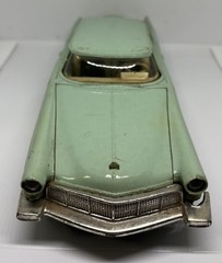 1956 A.M.T. FRICTION LINCOLN CONTINENTAL Mint Green PROMO CAR Metal Plastic Used