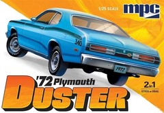MPC 1/25 Scale Model 1972 Plymouth Duster 2 in 1 – Stock or Drag Model MPC1006