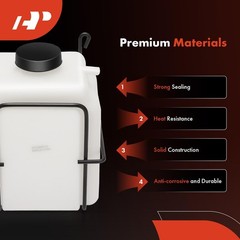 A-Premium Automatic White Universal Coolant Reservoir Bottle Kits Compatible…