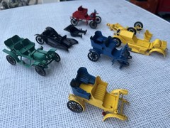 Lot of 5 Vintage 1950s Revell Highway Pioneers Action Miniatures-Parts Restore