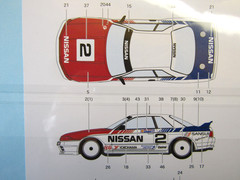 Decalpool 1/24 Scale Skyline R32 GT-R ATCC 1990 Decal # DP273 Richards / Skaife