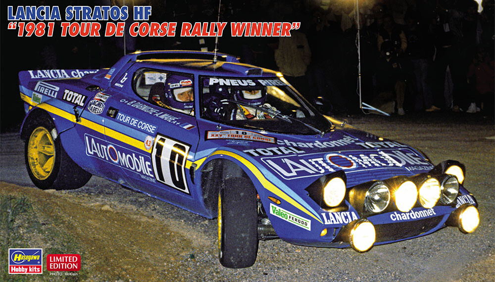 Hasegawa 20530 1/24 Model Rally Car Kit Lancia Stratos HF 1981 B.Darniche
