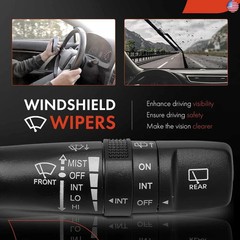 A-Premium Front Rear Windshield Wiper Switch Lever Compatible with Hyundai