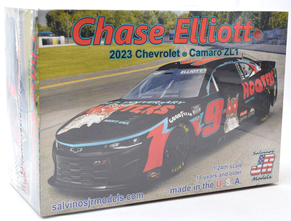Salvino JR Models “Hooters” Chase Elliot 2023 Camaro ZL1 Nascar 1/24 Car Kit