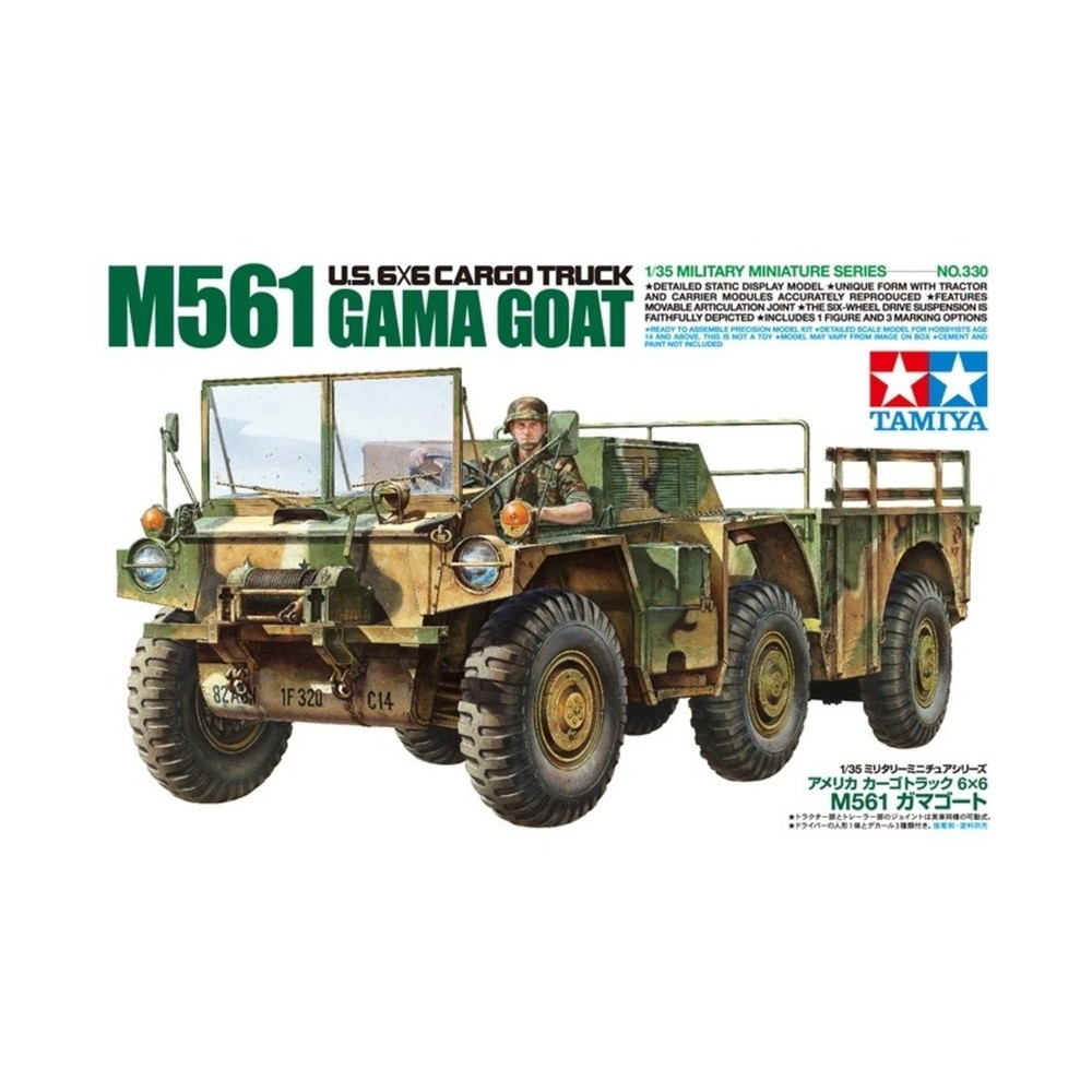 TAMIYA Military Model 1:35 U.S. 6×6 Cargo Truck M561 Gama Goat SW (New)