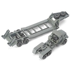 1/72 Russian KrAZ-260B Military Unassembled Model Traction Transport Truck Gift