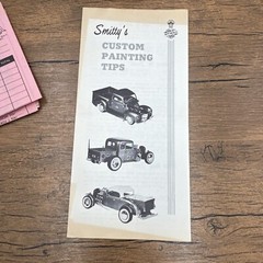 1961 Vintage Auto World Catalog, Scale Model Cars, RARE ORDER FORM PAINT GUIDE