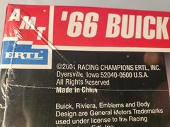 Vintage AMT ERTL 1/25 ’66 BUICK WILDCAT Kit No. 31222 NOS FACTORY SEALED 2001