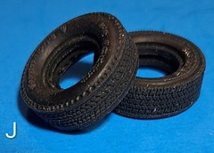 J GOODYEAR RADIAL GT TIRES – MODERN SOFT RUBBER TIRES- MODEL CAR KIT PARTS LOT
