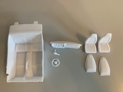 Revell 1/24 Dom’s ‘71 Plymouth GTX Interior Parts,junkyard,diorama.
