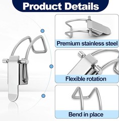 6 PCS 41109 Air Cleaner Clip Compatible with Lincoln, Mercury, Ford, Air Filter