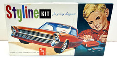 AMT 1:25 Scale Styline 1961 Ford Galaxie Hartop Sealed Inside Boxed Model Kit