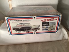 Model King ‘56 Ford Victoria Hardtop Strip Fowl 1:25 Model Car Kit New Sealed.