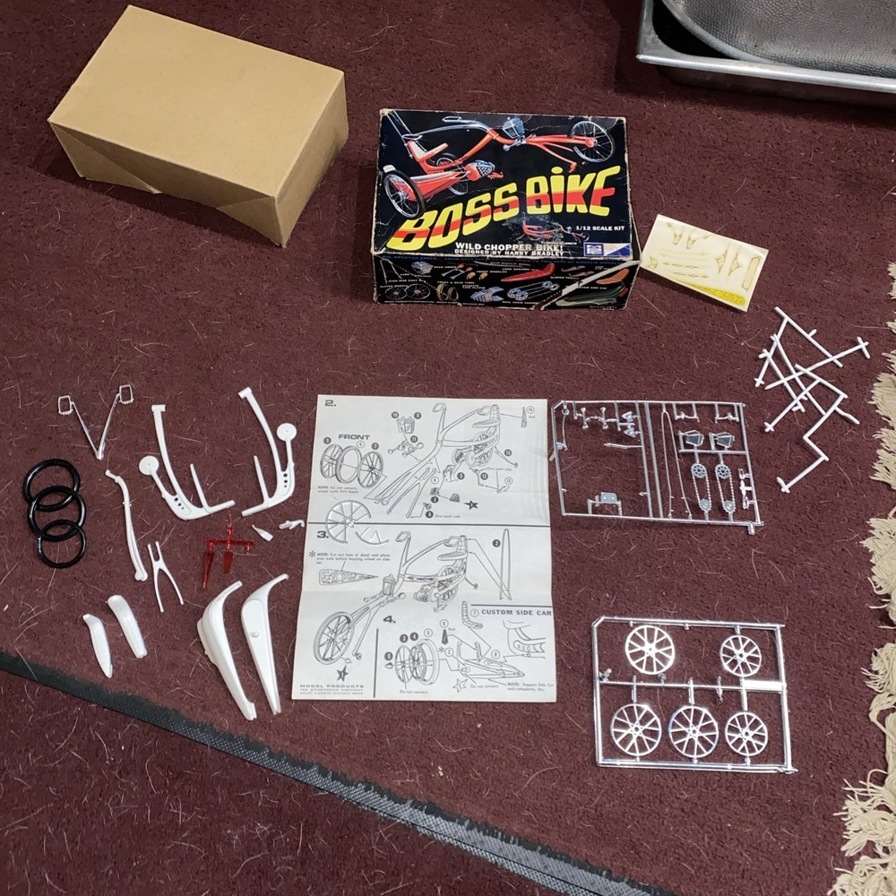 MPC Boss Bike Wild Chopper Harry Bradley Model 1/12 Kit