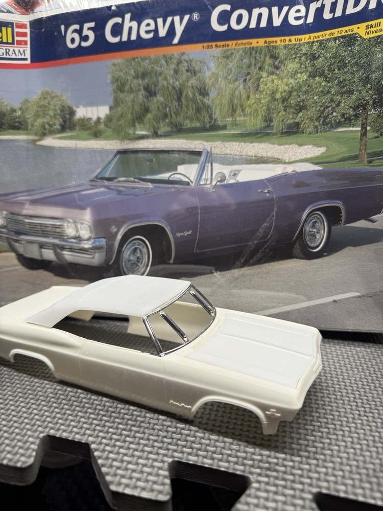 1:25 For 65 Revell Impala Resin “G”Convertible Up-top. Kit Not Included