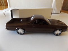 Promo Car 1980 Chevrolet El Camino, Cinnabar, 1/25 by AMT