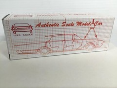 New 1963 Ford Galaxie Promo Model REPLICA BOX ONLY..NO CAR Red