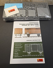 MINIART, Railway Covered Goods Wagon 18t `NTV` Type, #35288, 1:35, !!Sealed!!