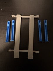 4 post model car lift 1:24 1:25 scale KIT Diorama Assembly required. Paintable!