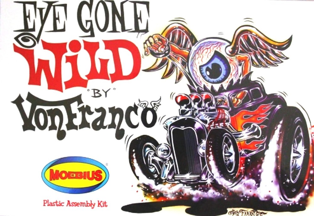 Moebius 911 Von Franco Eye Gone Wild Custom Rod plastic model kit about 1/20