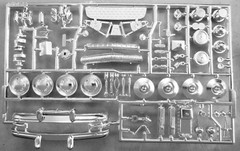 AMT TROPHY SERIES ’49 MERCURY 3 in 1 CUSTOMIZING KIT 1/25 grey plastic
