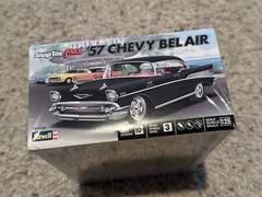 1957 57 CHEVY BEL AIR CHEVROLET MODEL KIT 1/25 SCALE Drag Race Slot Car Body
