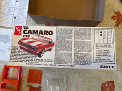 AMT 1968 Chevrolet Camaro Z28 #6559 Vtg Model Kit