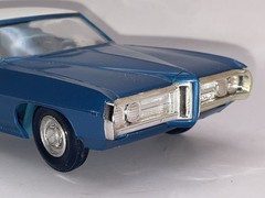 MPC Promo 1969 Pontiac Bonneville 2Dr HT 1/25 Warwick Blue w/White Top XLNT-NM