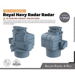 LYCG350361 1/350 Model Upgrades Parts Royal Navy Radar Radar 3D PRINTING
