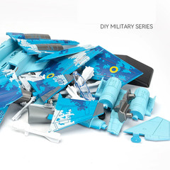 1/72 Scale Ukrainian Su-27 Flanker B Fighter Model Plastic Painted Unassembled
