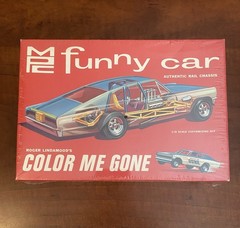 MPC 1967 #700-200 Color Me Gone Funny Car Model Kit Factory Sealed not Aurora